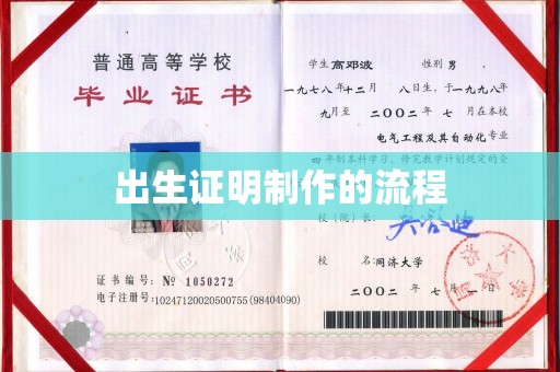 西平出生证明制作的流程